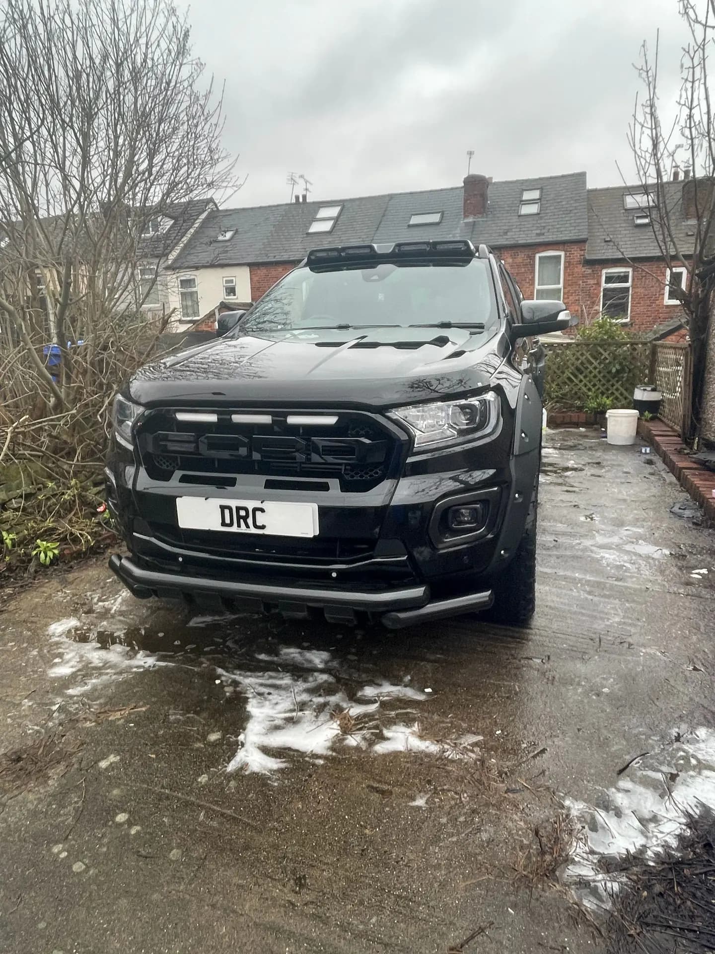 Black Ford Ranger after detailing by DRC Car Care