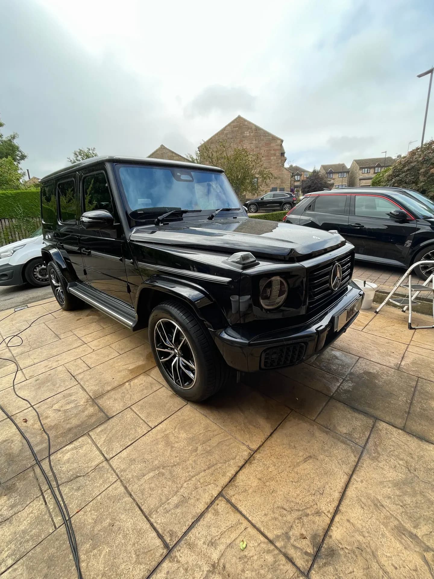 Black Mercedes G-Class after detailing by DRC Car Care