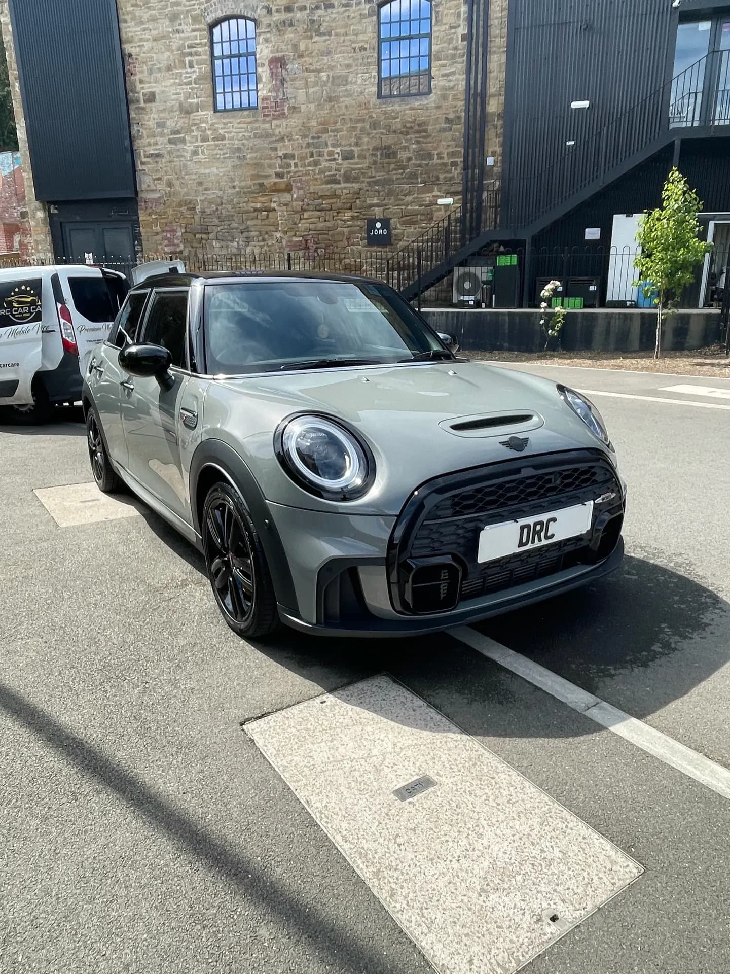 Grey Mini Cooper after detailing by DRC Car Care